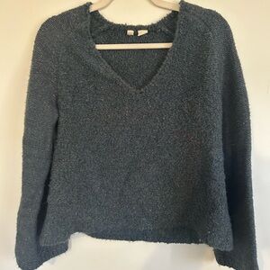 Moth Cozy Blue Gray Women's Sweater size small VGUC